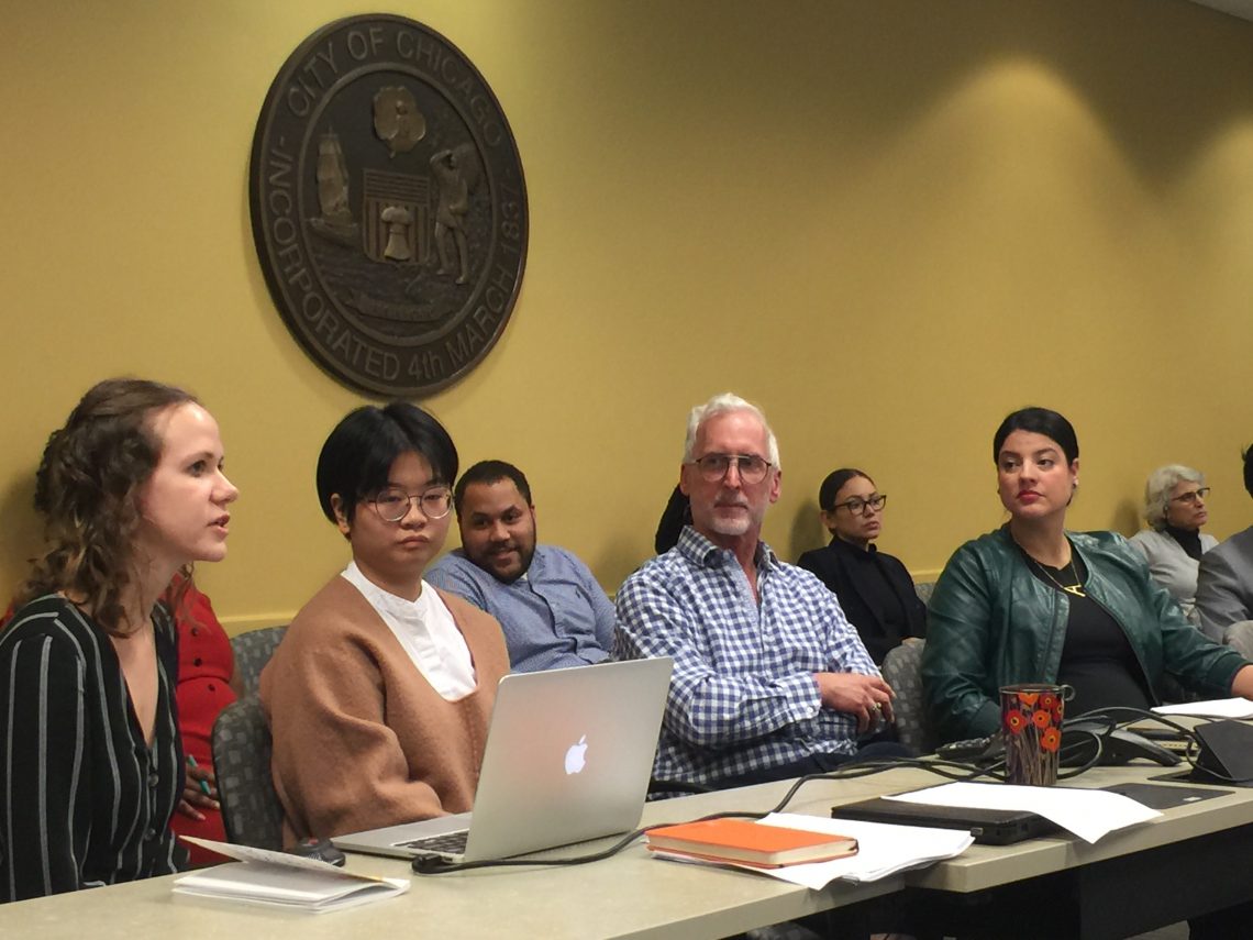 ID students meet with Anna Valencia