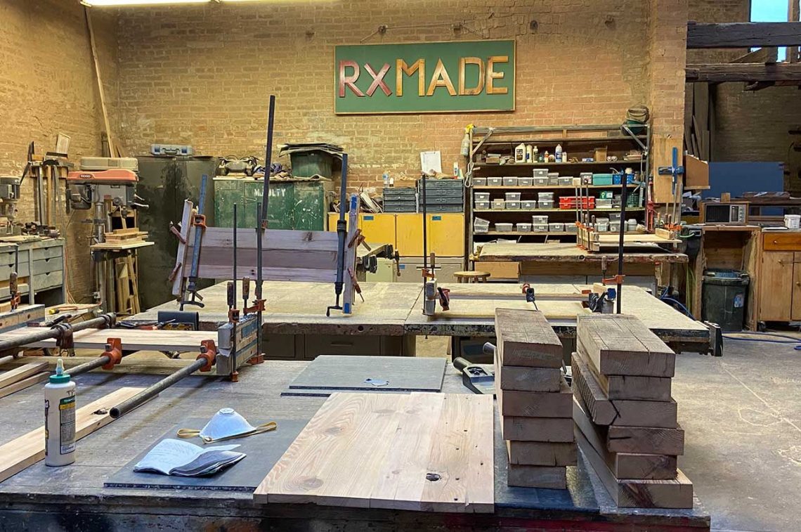Photo of Rebuilding Exchange's empty workshop