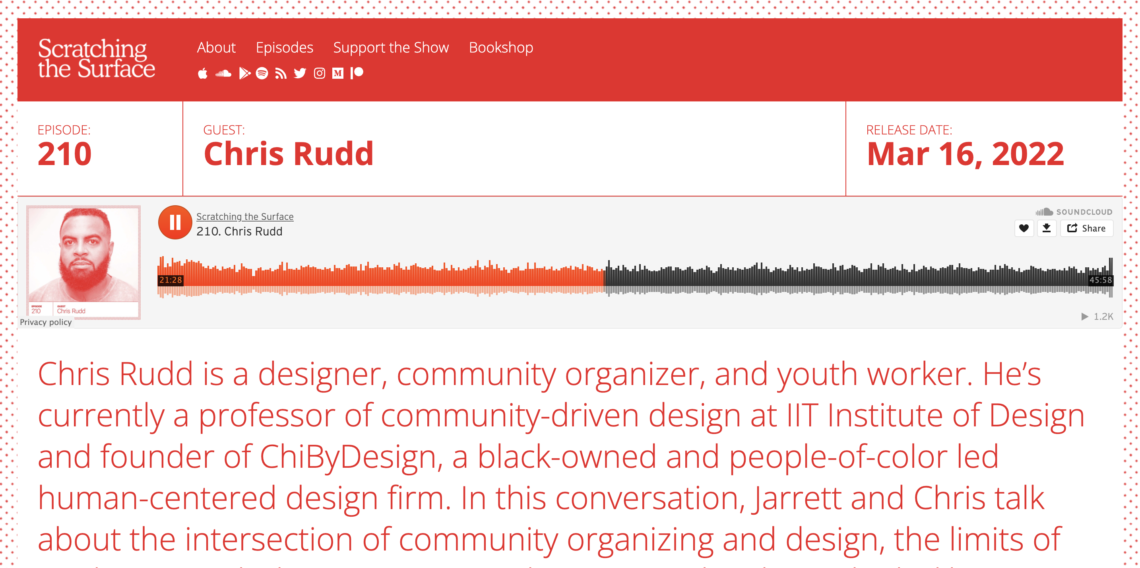 Chris Rudd on Scratching the Surface