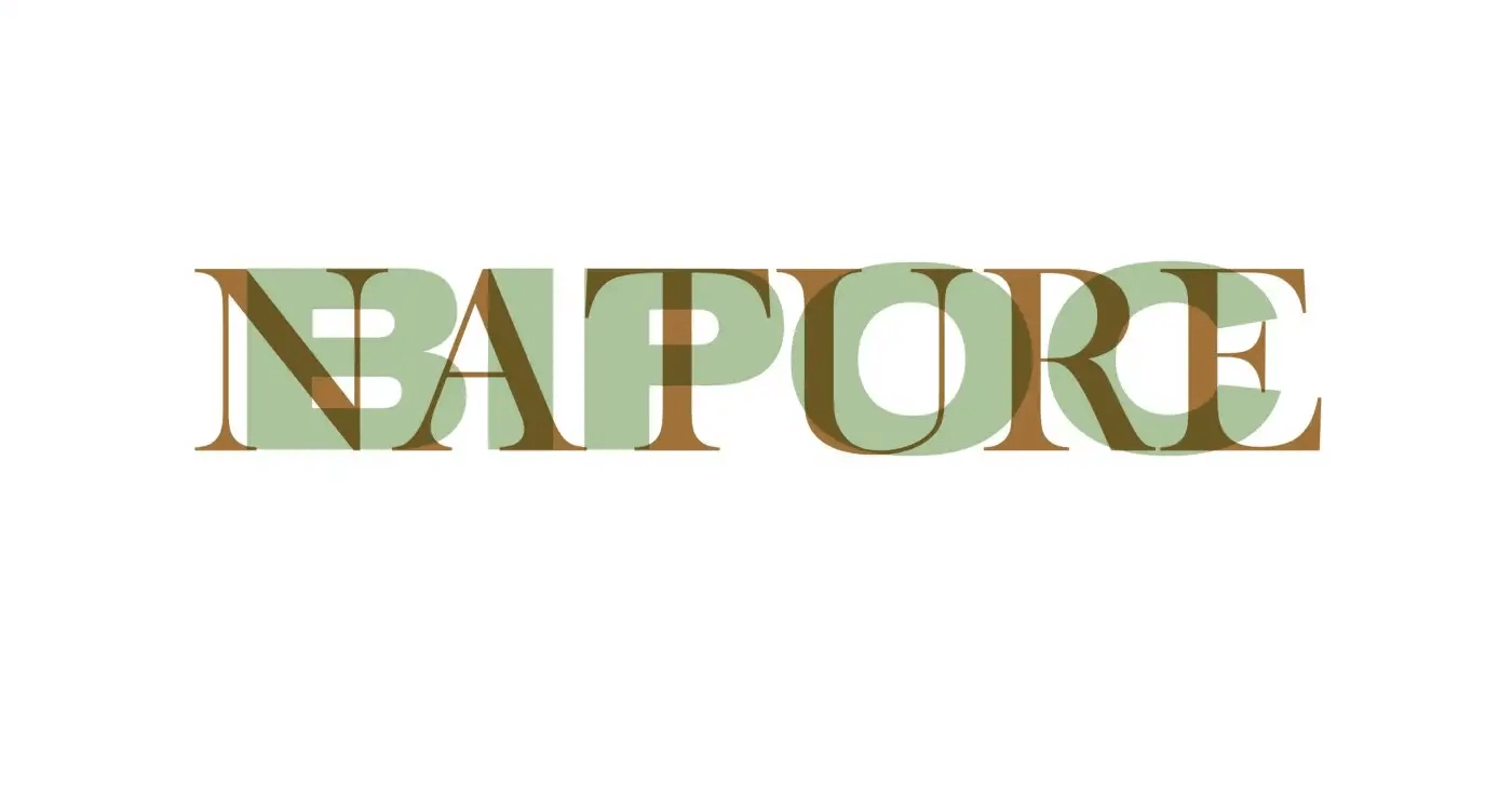 Layered typography reading Nature and BIPOC