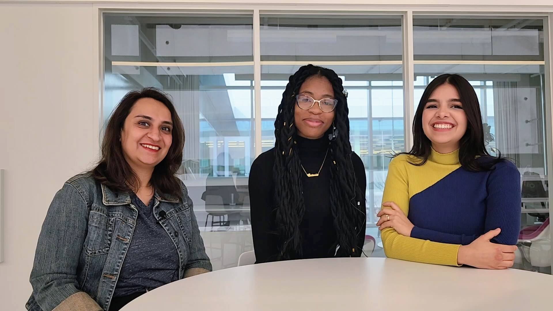 Blue Lotus is a women-led startup involving Mrinal Bhatia (MDes + MBA 2024), Illinois Tech undergraduate Octavia Louis, and Eva M. Althaus (MDM 2023).