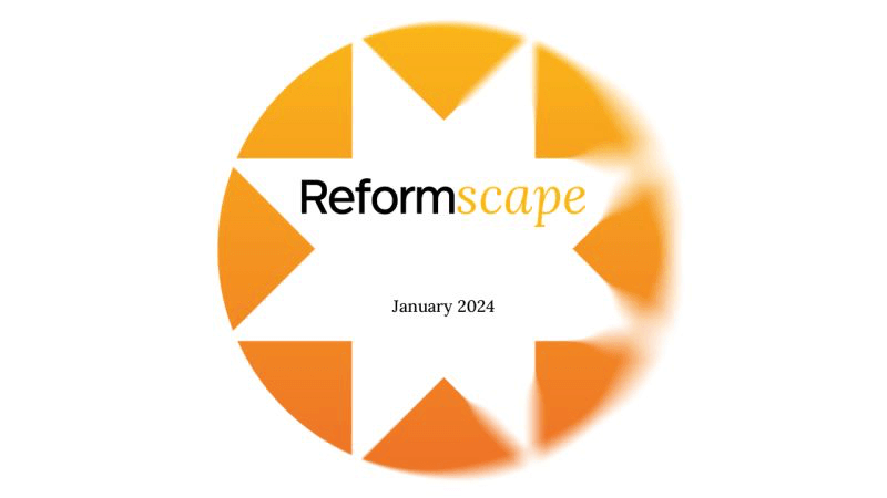 Reformscape and DORA logos